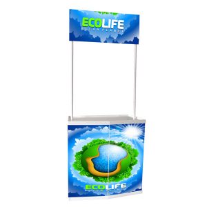 DEMO STAND RECTO DE LUX PVC